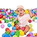 Childplaymate Pit Balls, Pack of 100 pcs Colorful Ball Soft Plastic Ocean Ball Funny Baby Kid Swim Pit Toy (100 PCS)