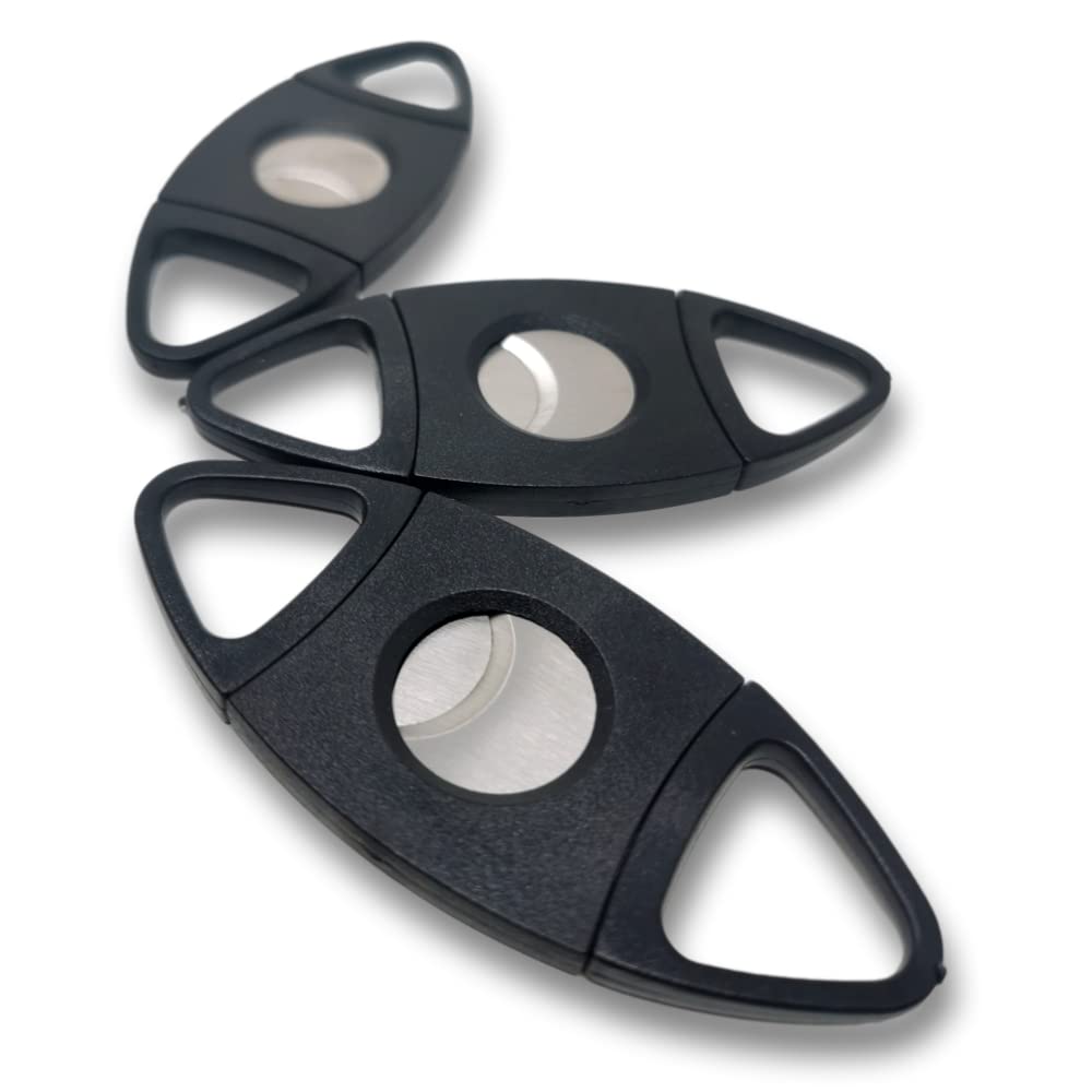 EKNA Cigar Cutter - Cigar Cutter - Cigar Cutter - Cigar Accessories - Cigar Cutter - Cigar Cutter - Cigar Cutter for Any Type of Cigar (Set of 3)