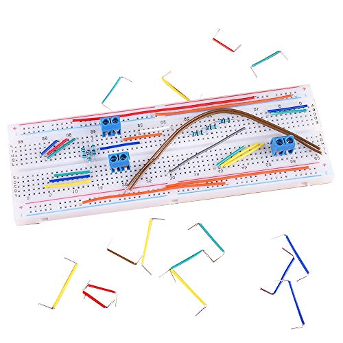 Aoicrie Jumper Wire Kit, 840 Pieces Preformed Breadboard Jumper Wire Kit,14 Lengths Assorted Jumper Wire for Breadboard Prototyping Solder Circuits