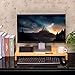 Computer Monitor Stand, Desktop ,Laptop Stand Riser with Keyboard Storage Space for Home & Office Use by Ecobambu.