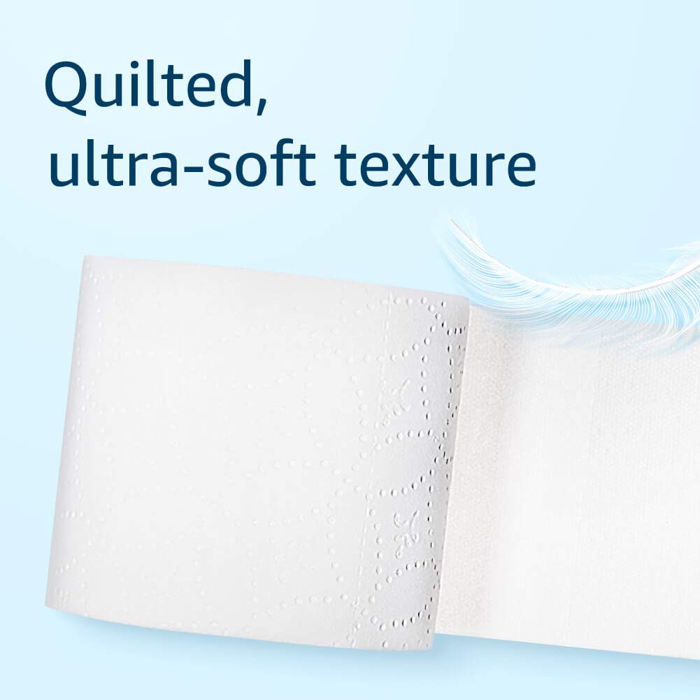 Basics Ultra Toilet Paper, 300 Sheets per Roll, 24 Rolls, 2-Ply: Industrial & Scientific