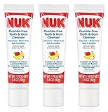 NUK Fluoride Free Tooth and Gum Cleanser, 1.4 Ounce (Pack of 3)