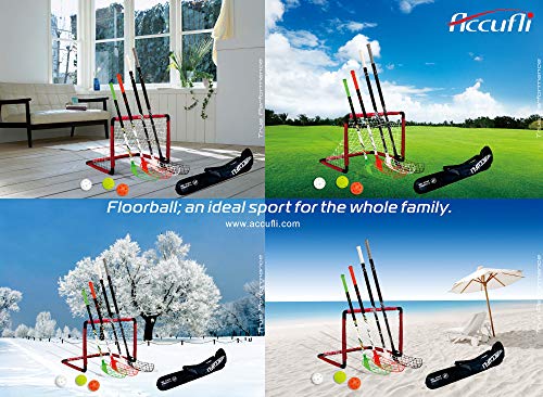 ACCUFLI Floorball Sticks AirTek A70 (Orange-Right Handed)