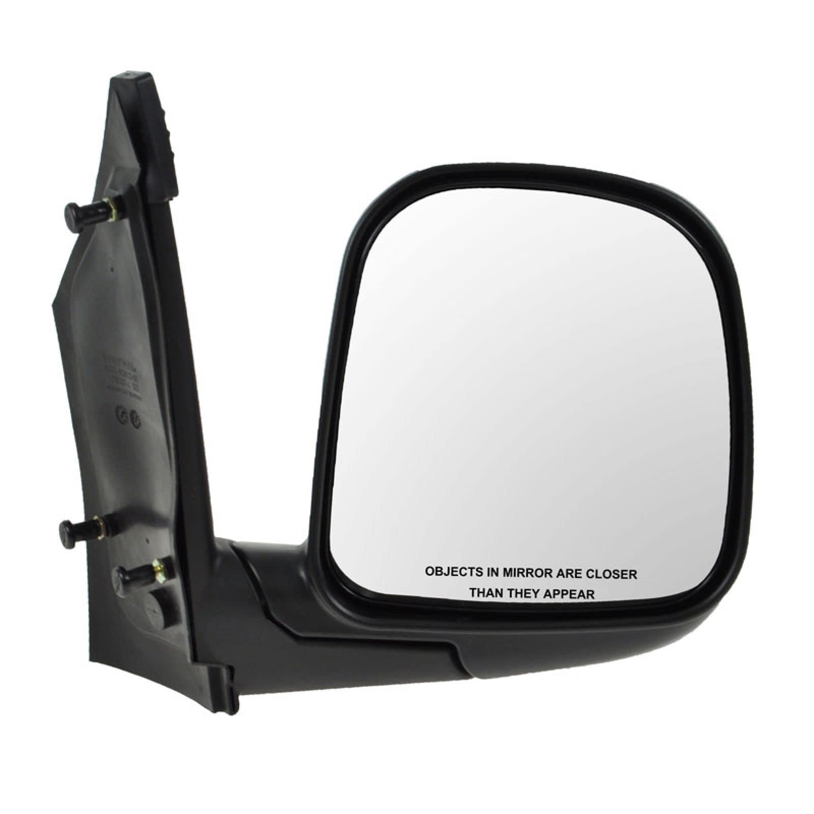 TRQ Passenger Side Manual Mirror Paint to Match Textured Compatible with 1996-2002 Chevrolet Express 1500 2500 3500 GMC Savana 1500 GM1321245 Image