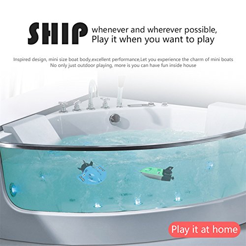 image for PER Mini RC Submarine Devil Fish Shape 4-Channel Remote Control Boat S