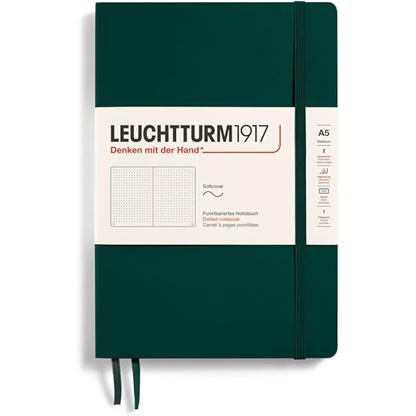 Amazon.com : LEUCHTTURM1917 - Notebook Softcover Medium A5-123