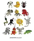 Animal String Dolls Lot of 10
