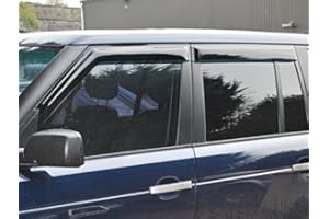 BRITPART Wind Deflector Set 4 Pieces Compatible with Land Rover Range Rover 2003-2012 L322, Part # DA6075