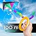 LIDERSTAR Huge Kite for Kids and Adults -Big Rainbow Kite 61 Inches Wide – Long Tail 95 inch,100 Meter String -Easy to Fly Toy for Outdoor Games and Activities -Good Plan for Memorable Fun