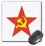 3dRose LLC 8 x 8 x 0.25 Inches Mouse Pad, Soviet