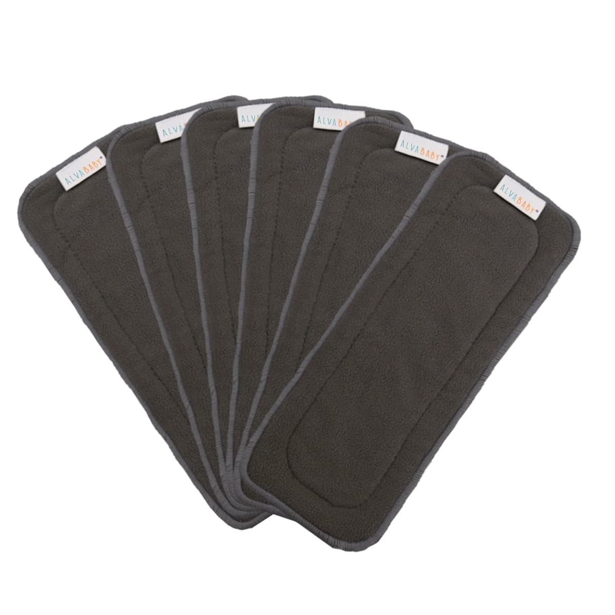 Photo 1 of ALVABABY Reusable 5 Layers 6 Pack Inserts for Baby Cloth Diaper and Cloth Diapers Covers 6ZTN