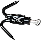 Tethrd Scorpion Gear Hook - All Aluminum Grapple Hook for Saddle Hunting - Foldable, Stowable, and Lightweight