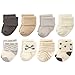 Hudson Baby baby boys Cotton Rich Newborn and Terry Casual Socks, Aztec, 6-12 Months US