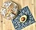 Bee Carefree- Reusable Beeswax Food Wraps-Wrappers/Papers- Small, Medium,Large Set- Variety Pack-Natural/Eco Friendly- Zero Waste- Cover your Bread/Sandwich-Replaces Cling Wrap or Plastic Wrap
