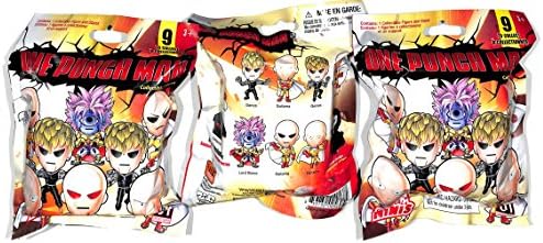One Man Punch Mini's Collectible Figures 3 Blind Packs