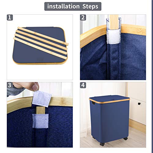 Large-Laundry-Hamper-with-Lid-Guofa-79L-Bamboo-Laundry-Basket-with-Wheels-Dirty-Clothes-Laundry-Basket-with-Lid-Bamboo-Handles-for-Bedroom-Toys-Storage-Baskets-Blue