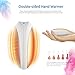 PISEN Rechargeable 2-in-1 Hand Warmer & Power Bank with 7500mAh Capacity and Two Heated Sides Ideal for Winter Sports, Cold Days, Outdoor Activities and More