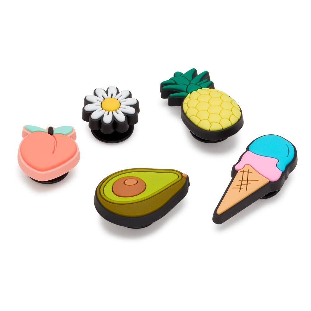 Crocs 5-Pack Food Shoe Charms | Jibbitz, Summer Fun, One Size