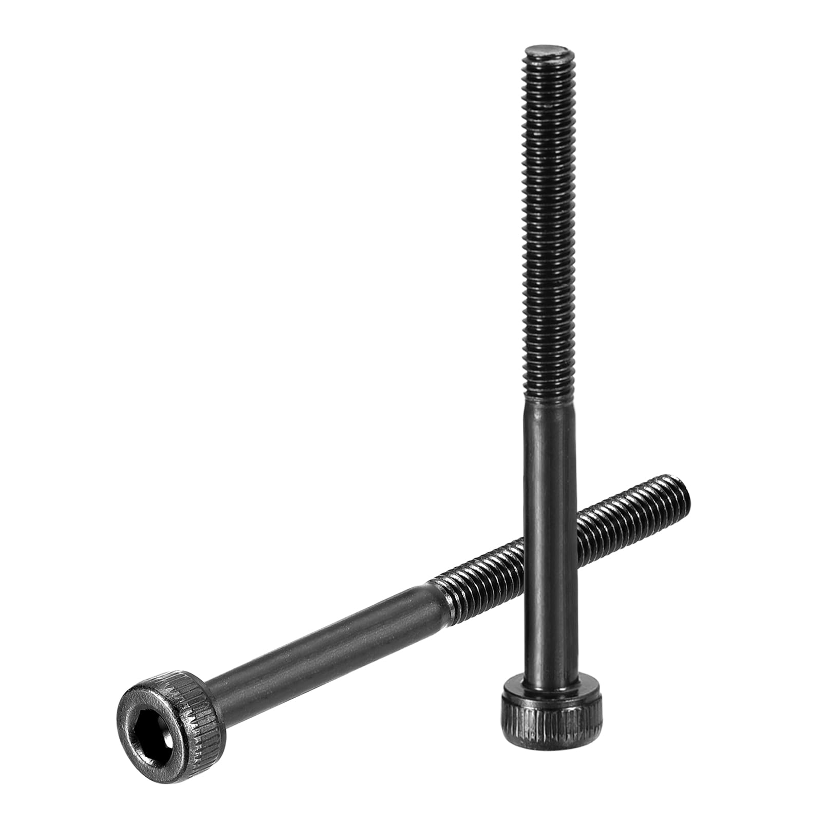 uxcell Hex Socket Bolts (M3-0.5x35), Grade 12.9 Carbon Steel Hex Socket Drive Screws, Black, 50 Pcs