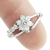 Simayixx Rings,Opal Ring Opal With A Fashionable