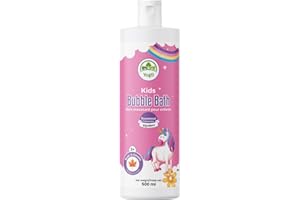 Yogti Kids Bubble Bath Rosewood 500ml – With Epsom Salt & Pure Essential Oils | Gentle & Sulphate Free | Paraben-Free | Natur