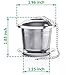 Meshberry Total Tea Infuser - Best Stainless Steel Strainer & Steeper for Loose Leaf Tea - Set of 2 - with drip trays - in gift box