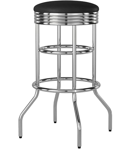 Amazon.com: Martin Chrome Barstool; Bar Stool for Musicians