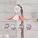 Lambs & Ivy Sweet Owl Dreams Gray/Pink Musical Baby Crib Mobile Soother Toy