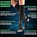 BAMS Premium Bamboo Compression Socks for Men & Women - Antibacterial 20-30 mmHg Graduated Knee-High Sock with Hypoallergenic Odor-Kill Technology for Running, Sports, Travel, Maternity (1 Pair)