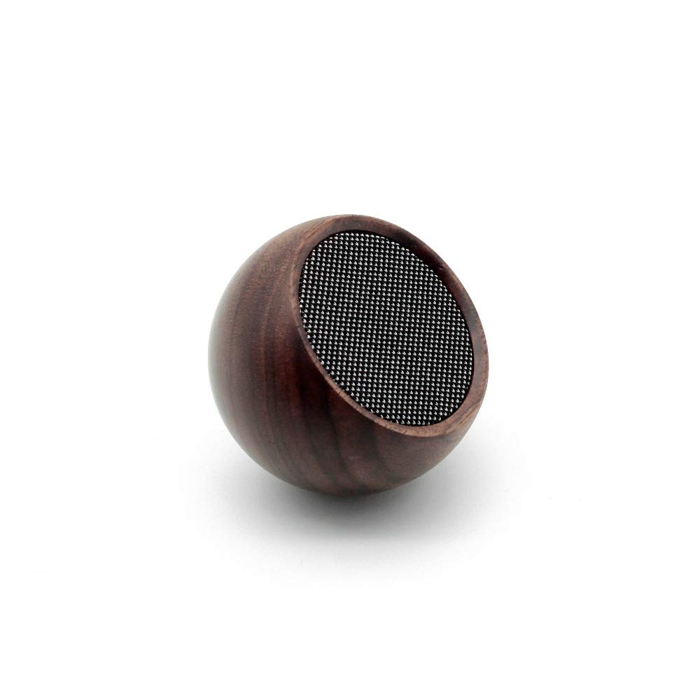 Gingko Design Tumbler Selfie Speaker natural walnut wood Bluetooth Speaker