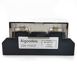 Aigoodele Three Phase Solid State Relay, SSR-H360ZF