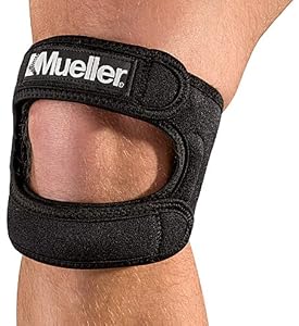 Image of Mueller Max Knee Strap, Black, One Size Fits Most