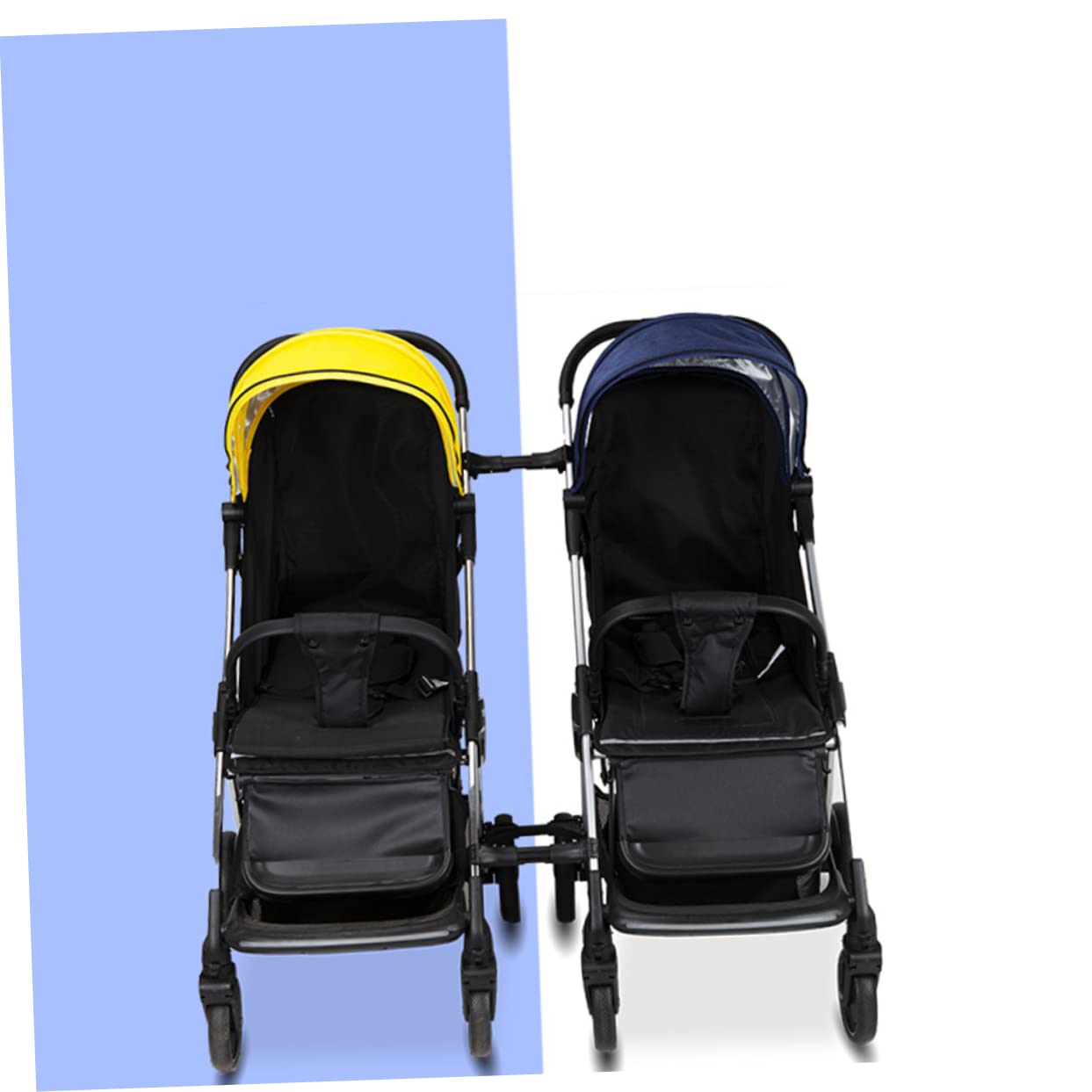 ERINGOGO 2pcs Stroller Connectors for Twin Strollers Easy to Use for Outings Parks and Family Walks