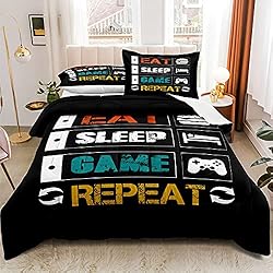 lris Bedding Gaming Comforter Set Twin Size for