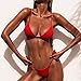 Womens Swimsuits 2 Pcs Brazilian Swimwear Sexy Thong Bikini Set High Waisted Bathing Suits Redthumb 3