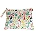 Damero 3pcs Pack Wet Dry Bag for Cloth Diapers Daycare Organizer Bag, Jungle