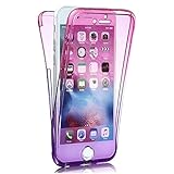 iPhone 8 Plus,iPhone 7 Plus Case,PHEZEN Scratch Proof 360 Front and Back Full Body Protection Flexible TPU Bumper Case Anti-Scratch Protective Case For iPhone 7 Plus 5.5