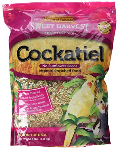 Sweet Harvest Cockatiel Bird Food (No Sunflower Seeds)