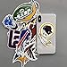 Football NFL New England Patriots Philadelphia Eagles Badge Laptop Stickers Soccer Star Stickers Computer Car Skateboard Motorcycle Bicycle Luggage Guitar Bike Decal 32pcs Pack (Football Logo）