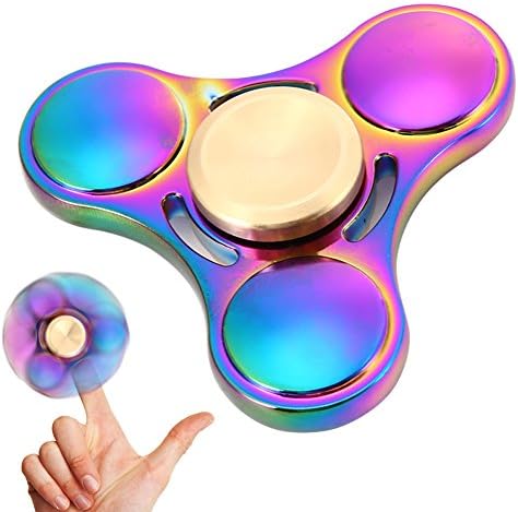 FidgetKit Rainbow Fidget Spinner Hand spinner Stress Relief Toys and Perfect For ADHD ,Finger Toy Fidget Work Ultra Fast Bearings