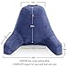 mittaGonG Backrest Reading Arms Removable Cover Navy Blue