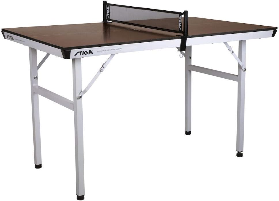Stiga Unisex's Mini table Home, Brown, Size 125 x 75 cm