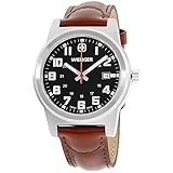 Wenger Men's 72800 Analog Display Swiss Quartz Brown Watch
