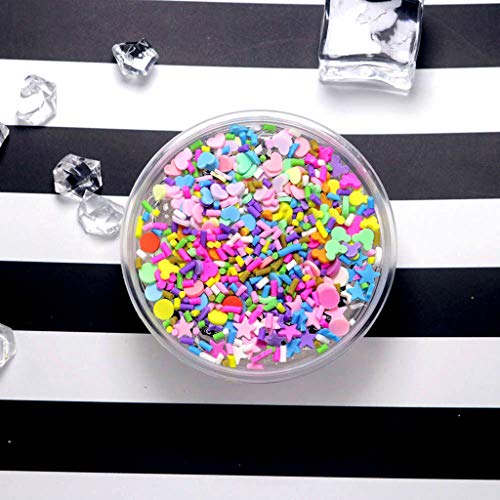 Insaneness Xmas Toy-Non-Toxic Clear Slime Cute Candy Fimo Kids Relief Stress Toys (Multicolor)