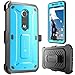 Nexus 6 Case, SUPCASE [Heavy Duty] Belt Clip Holster Case for Google Nexus 6[Unicorn Beetle PRO Series] Full-body Hybrid Protective Cover with Screen Protector (Blue/Black),Fit Motorola Nexus 6