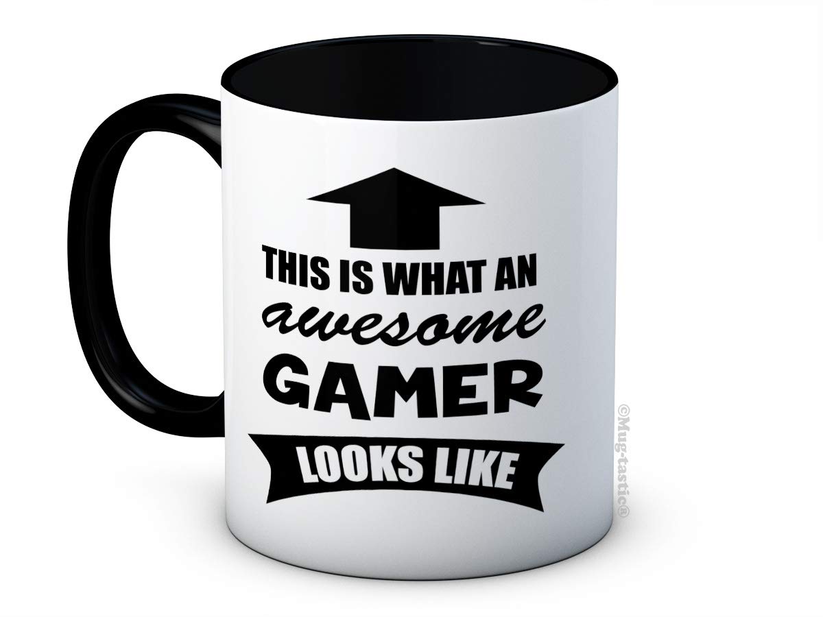 This is What an Awesome Gamer Looks Like - Ceramic Coffee Mug