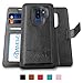 AMOVO Case for Galaxy S9 Plus [2 in 1], Samsung Galaxy S9 Plus Wallet Case [Detachable Wallet Folio] [Premium Vegan Leather] Samsung S9 Plus Flip Case Cover with Gift Box Package (S9 Plus, Black)