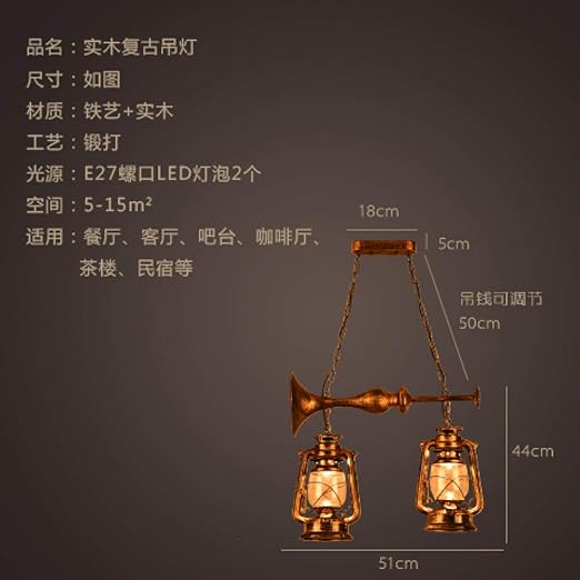 WEPAINTING Amerikanische Retro Massivholz Schmiedeeisen Persönlichkeit