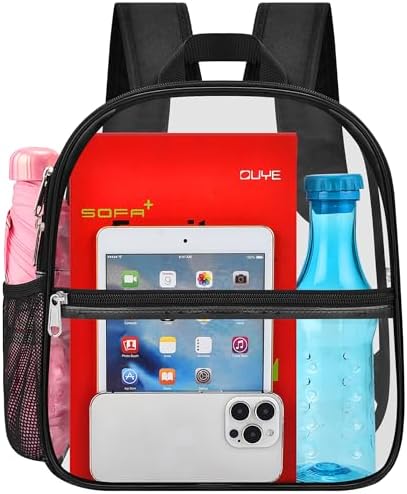 Amazon.com | Herschel Supply Co. Classic Backpack, Clear/Black, Standard -  26L | Casual Daypacks