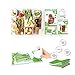 FOSA Spanish Reusable Vacuum Food Storage Bags - 14 Pack Multi Size Vacuum Zipper Bag with Adapter, 4 Small, 4 Medium, 6 Large (Vacuum Pump Not Included)